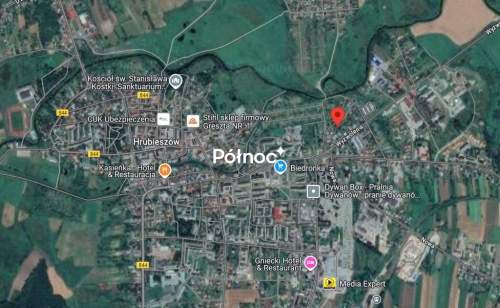 Widokowa działka z domem w centrum Hrubieszowa