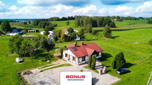 Mazury, Choszczewo   dom w ustronnym miejscu.
