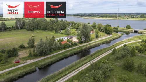 Działka z domkiem i pozwoleniem na budowę
