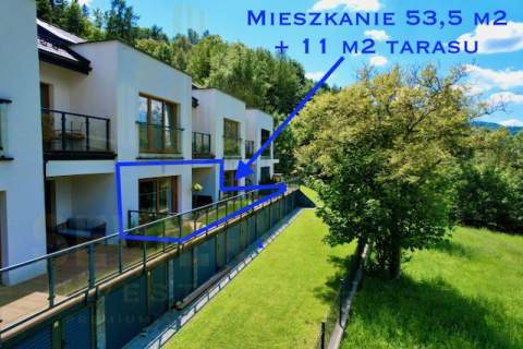 Nowy apartament 3 pokoje z garażem i ogródkiem, 53