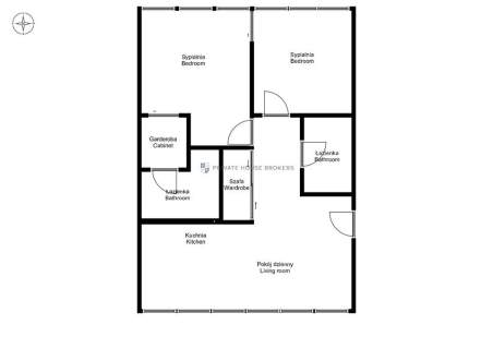 Apartament w żaglu Sky Tower - 107m2, 3 pokoje
