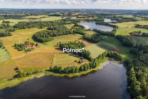 Dom z bala na działce 0,55 HA z linią brzegową