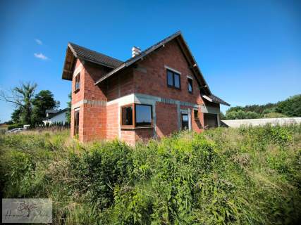 Nowy dom do wykończenia Dłutów Garaż 238m2