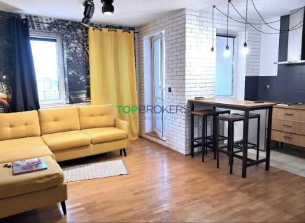 Studio z balkonem, w bloku basen, sauna