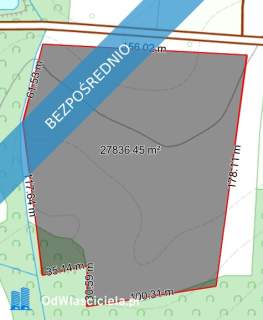 Na sprzedaż działka 2,79 ha Zielona Góra
