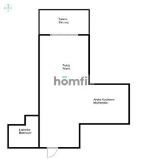 PRZESTRONNA KAWALERKA W APARTAMENTOWCU