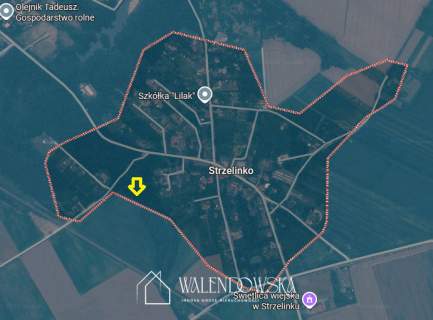 działka z warunkami zabudowy, las- Strzelinko
