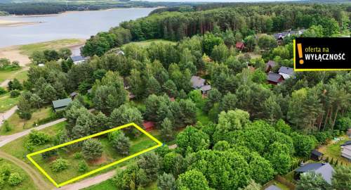 Działka w Życinach przy jeziorze pod domek