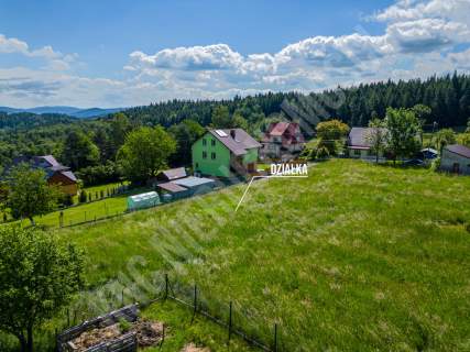 Działka budowlana Kurów gm. Stryszawa - 1700 m2