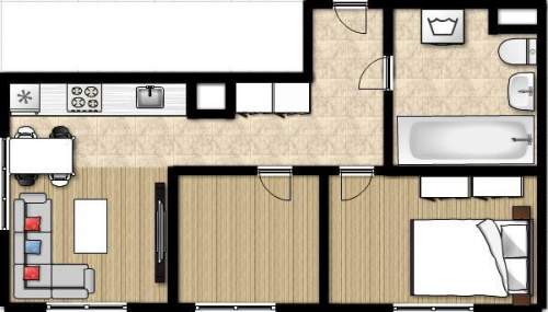 Kłobucka 23D,Ursynów,3 pokoje,balkon