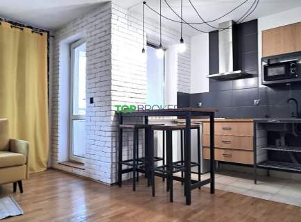 Studio z balkonem, w bloku basen, sauna