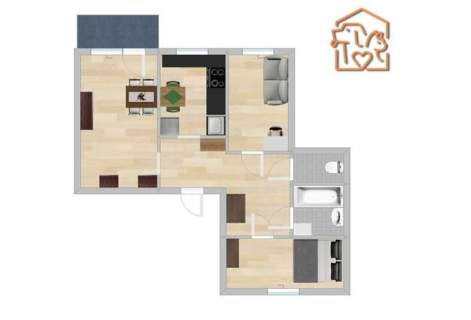 3 pokoje z balkonem, pet friendly, Lelewela 17
