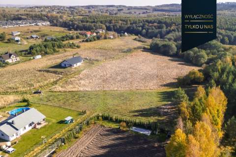 Działka budowlana 1434m2 przy lesie Trąbki Małe