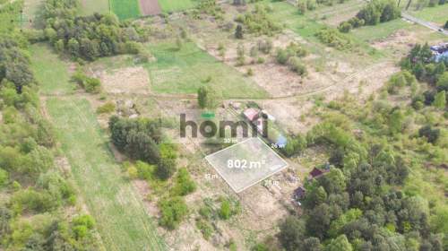 Działka 802m , Kwaśniów Górny gm. Klucze