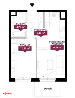 Komfortowe 2 pok. w zielonej inwestycji ok 1 km od centrum