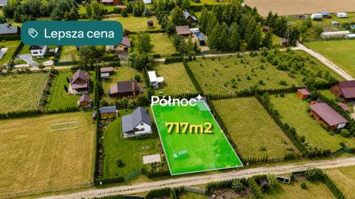 Działka rekreacyjna 717m2 - Jezioro Zagłębocze 