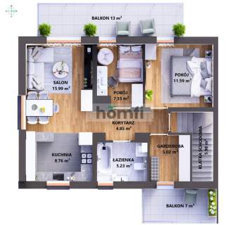 Nowe 60 m z poddaszem 60 m 2 miejsca postojowe