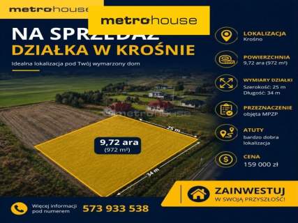 Działka budowlana w Krośnie
