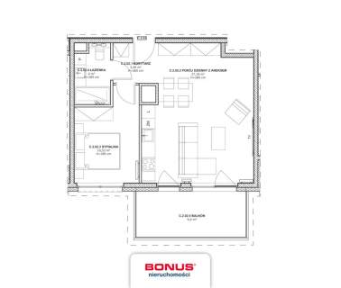 Mieszkanie na sprzedaż, 45,2 m2, Szczecin