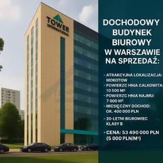 Wynajęty biurowiec Warszawa Inwestycja