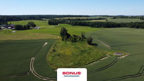 Duża działka 5858 m2 z WZ na Warmii gm. Kolno