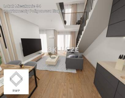Dwupoziomowy apartament Poligonowa