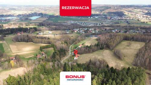 Dom obok lasu - 66,86a 1ha opcja
