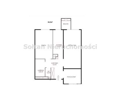Mieszkanie na sprzedaż, 54,2 m2, Warszawa