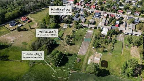 Działka z zabudowaniami - I linia zabudowy