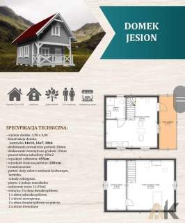 Na sprzedaż dom drewniany Łabowa 70m2