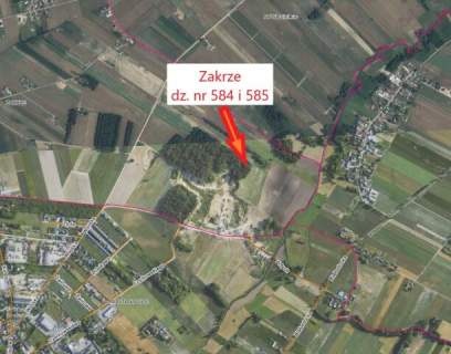 Działki leśne - Zakrze, gm. Łosice