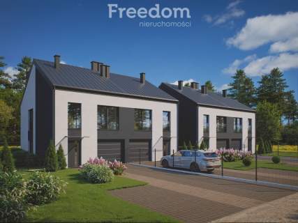 Bliźniak 121 m2 na działce 399,07 m2 - Kokoszki