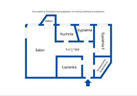 3-pokojowe w pełni umeblowane mieszkanie