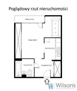 Ustawna kawalerka z aneksem sypialnym i widokiem
