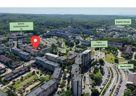 2 pokoje, parter, ogródek, osiedle Bukowe