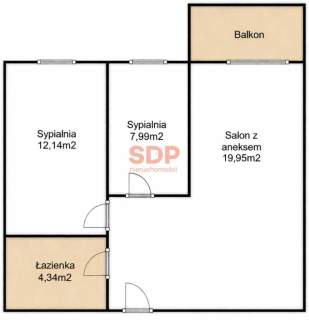 3-pokoje/Nowy Dwór/balkon/nowe budownictwo