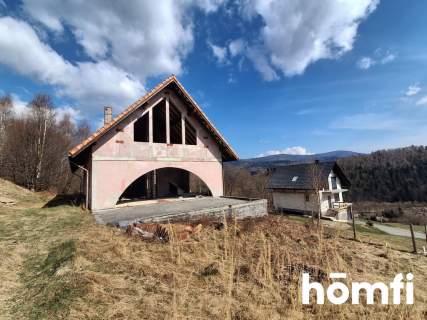 DOM Z WIDOKIEM NA GÓRY Z DZIAŁKĄ 3373 m2 BRENNA