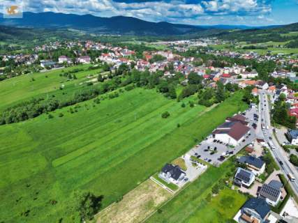 Jordanów - kompleks 6 dzialek 2902 m2 MPZP 2MN-U i MU3