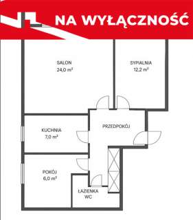 Mieszkanie 60 m2 Tarnów ul.Bitwy pod Monte Cassino