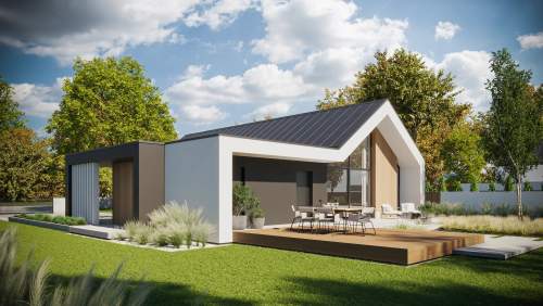 Dom parterowy NewHouse 719 Roszczep