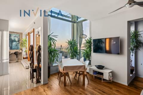 Dwupoziomowy apartament z widokiem na morze