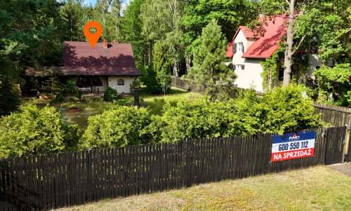 Dom w lesie gmina Kruszyna malowniczy teren