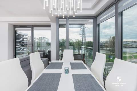 Apartament z widokiem na Wisłę 73m2 Wiślane Tarasy