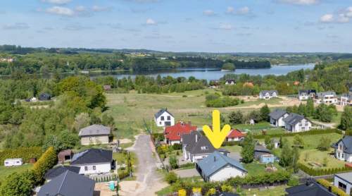 Jedyny bungalow w Tuchomiu kominek, duży ogród