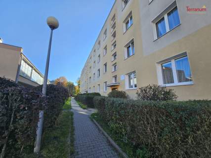 Słoneczna kawalerka z osobną kuchnią z balkonem