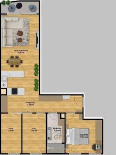AL. Kijowska 4 pokoje balkon budynek 2023r.