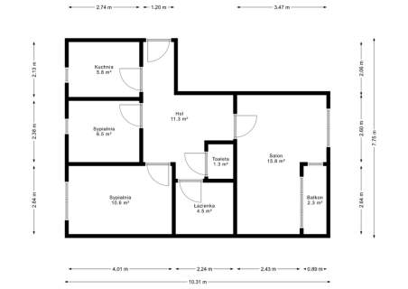 Przestronne 3 pok. na Starej Pradze, 70m2, METRO