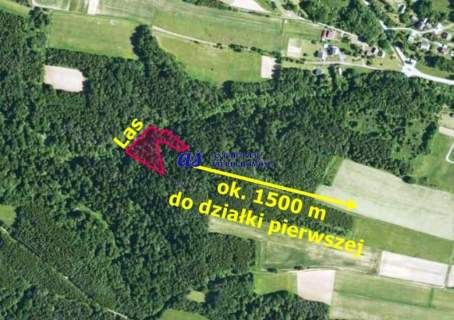 Działka, Łubno, gm. Dynów, 1272m2