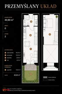 Loft z antresolą 5 m wysokości Ogródek 10,64 m2