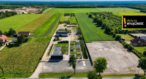 Działka inwestycyjna 2,41 ha przy DK74